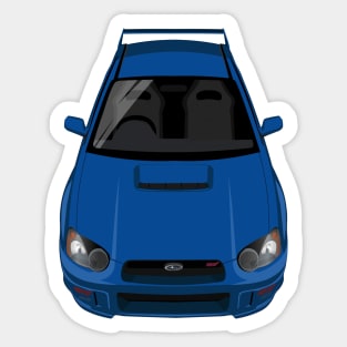 Impreza WRX STI 2nd gen 2003-2005 - Blue Sticker